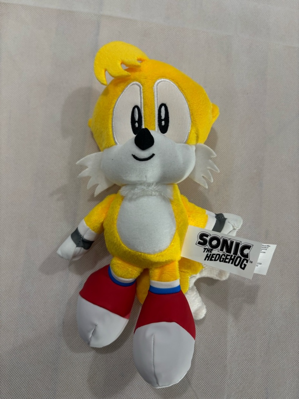 Tails Plush Toy - Yellow Sonic the Hedgehog Character